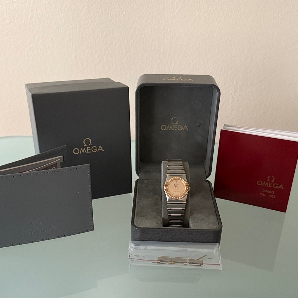 Omega Constellation Ladies Two-Tone Gold and stainless steel Watch Swiss Made